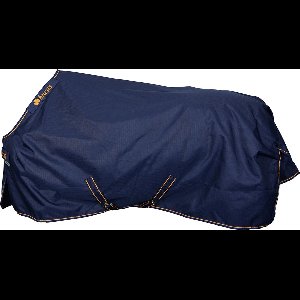 Bucas Deken Bucas Irish Turnout Extra 300gr Donkerblauw-goud - 145/198