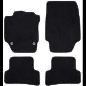 Complete set op maat gemaakte matten in zwart PVC/TPR NORAUTO - Citroën C4