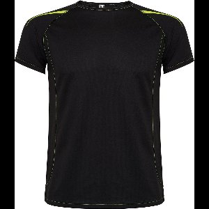 2 Pack Sportshirt unisex Sepang 150 gram merk Roly maat XL Zwart