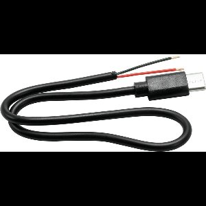 Omnitronic Kabel USB-C auf 2x offene Kabelenden 30cm - Audiokabel