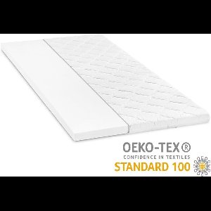 Siesta Bedding® – Emma – Wolkzachte Slaapcomfort 3D Topper – Ultiem Slaapcomfort van 12 cm – Afneembare en Wasbare Bamboe Hoes – 160x200 Topper