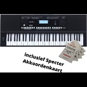MK300 |Medeli Millenium Series keyboard, 61 aanslaggevoelige toetsen Met Akkoordenkaart