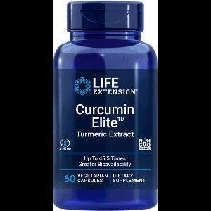 Life Extension - Curcumin Elite™ Kurkuma Extract - 60 Capsules - Hogere Opname gepatenteerde combinatie met Fenegriekvezels - Voedingssupplementen