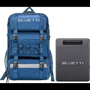 BLUETTI Handsfree 1 Station Électrique Portable à Dos, 268,8Wh 300W LiFePO4 Générateur Solaire avec Sac à Dos 42L, Système d'Alimentation Solaire Tout en Un pour Randonnée, Photographie, Voyages