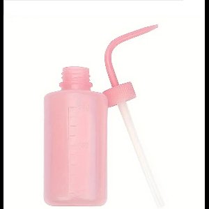 Spoel Fles Doseer Knijpfles Tattoo Squeeze Bottle voor Groene Zeep, Water of Desinfectiemiddel 500ml Roze | Professionele Tatoeage, Beauty, PMU, Salon, Wimper, Kappers Barbier Studio Spuitfles | Plantenspuit | Waterfles | Hairdressing