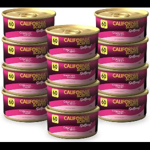 12x California Scents Luchtverfrisser - Coronado Cherry - Auto & Kamergeur - Zonder Deksel - Sterke Geur - Langdurig Frisse Aroma