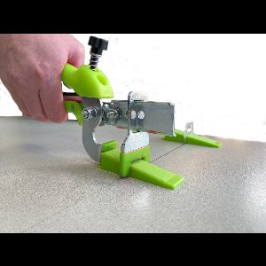 Tegel Levelling Kit 2 mm 100 stuks – Nivelleer systeem Voor Perfect Vlakke Tegelvloeren en - Wanden - Inclusief Clips Wiggen & Tang