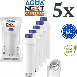 Agua Next CaffeeMax waterfilter vervanging voor Delonghi koffiemachine, 5 st. Een vervanging die net zo goed is als het origineel.