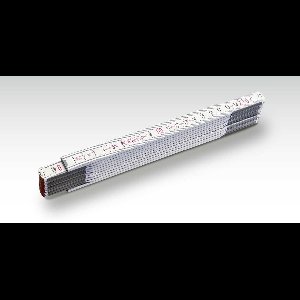 Stabila duimstok - hout - wit - 2m