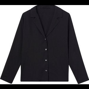 Calvin Klein Underwear 000qs6848e T-shirt Met Lange Mouwen En V-hals Zwart M Vrouw