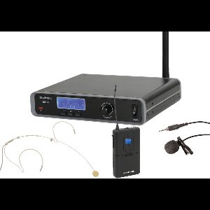 QTX VL1 1 kanaals draadloos lavelier systeem VHF 174.5 MHz