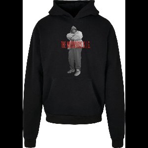Mister Tee Biggie Smalls - Concrete Heavy Oversize Hoodie/trui - XXL - Zwart