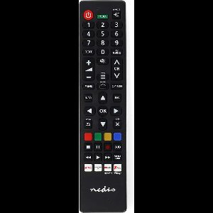 Nedis Vervangende Afstandsbediening - Geschikt voor: Panasonic / Sharp - Voorgeprogrammeerd - 1 Apparaat - Amazon Prime / Disney + Button / Netflix Knop / Rakuten TV Button / Youtube Knop - Infrarood