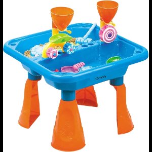 Tenify 2-in-1 Watertafel Blauw - Zand en Watertafel - Strand en Waterspeelgoed - Speeltafel Buiten - Activiteitentafel - Vanaf 3 Jaar