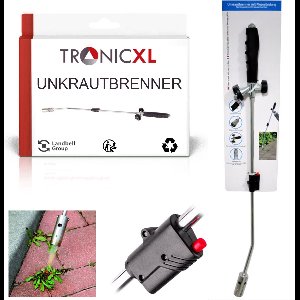 TronicXL Onkruidbrander set met 1x gaspatronen (piëzo-ontsteking)