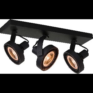 DMQ Dean 3 Lichtpunten - Opbouw Plafondspot LED - Dimbaar - Zwart