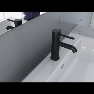 Haviklux - Mengkraan - Opzetkraan - Mat zwart