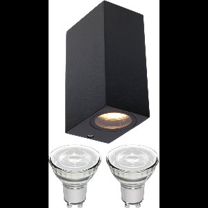 Proventa DECO LED buitenlamp - Wandlamp Model R - Muurlamp incl. lichtbron - warm wit