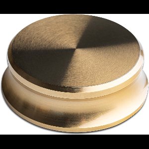 Pro-Ject Record Puck Brass Platengewicht - Verbeterde Plaatstabiliteit - Trillingsreductie - Optimale Geluidskwaliteit – Gepolijst Messing