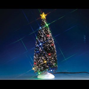 Lemax - 'Multi-Light Evergreen Tree L' - Verlichte kerstboom - Exclusief adapter (werkt ook op batterijen)