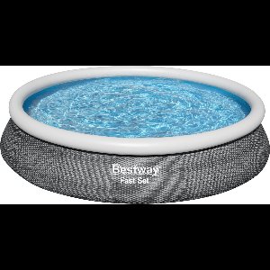 Bestway - Fast Set - Opblaasbaar zwembad inclusief filterpomp - 457x84 cm - Rond