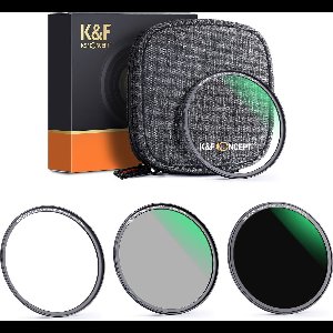 K&F Concept Magnetic Lensfilter Kit CPL ND UV Nano X 95mm