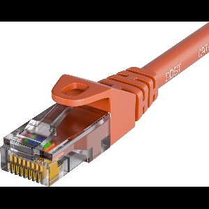 Qost - CAT6 internetkabel - CCA / UTP - 10 Gbps / 250 MHz - RJ45 Connectoren - Patchkabel / Netwerkkabel - 3 Meter - Bruin