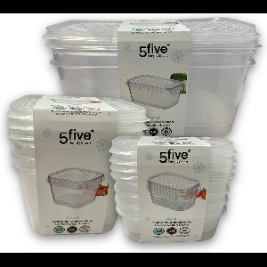 5Five® Simply Smart Ano set bewaardozen - vershoudbakjes 9 stuks