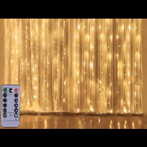 Xd Xtreme - LED Kerstverlichting - ENERGIEBESPAREND - Kerstversiering - Lichtgordijn - Kerstgordijn - 3 meter - Warm wit - 300 lichten - feestdagen - sinterklaas - kerst - decoratie - sfeervol - inclusief usb stekker