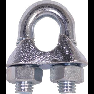 Staaldraadklem Type741 13 mm verzinkt