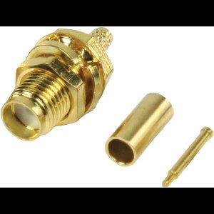 RP-SMA (v) krimp connector - RG-174