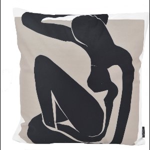 Abstract Silhouette Kussenhoes | Katoen/Polyester | 45 x 45 cm
