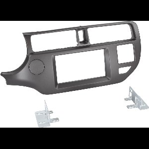 2-DIN Paneel geschikt voor Kia Rio 2011-2015 Kleur: Antraciet