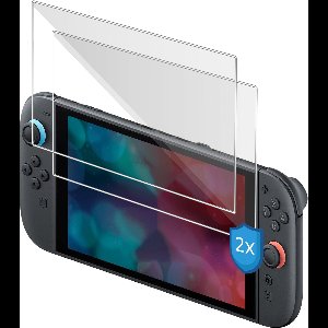 ChiGuard Screenprotector 2x geschikt voor Nintendo Switch 2 Screenprotector - Beschermglas - Curved - GuardCover