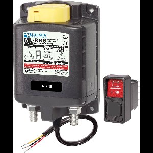 Blue Sea ML-RBS externe 24V Accuschakelaar met handmatige automatische Ontgrendeling | 7717
