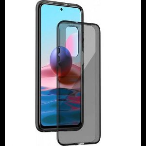 Bigben Connected, Case voor Xiaomi Redmi 10 2022 Silisoft rook, Doorzichtig zwart