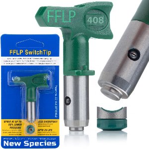 FFLP 408 lagedrukverfspuitmond voor verfunit