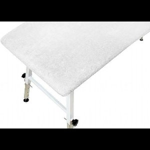 Badstofhoes voor massagebank Wit