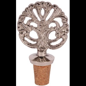 Baroque - Wijnafsluiter - - 10x6.5x3 - Brass