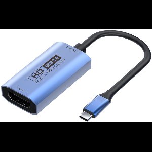 HDMI Female naar USB-C Male Adapter - 8K video converter - HDMI naar Type-C display aansluiting - blauw