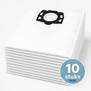 DEGG® – Stofzuigerzakken 10 stuks – Geschikt voor Kärcher WD4, WD5, WD6, MV4, MV5 & MV6 – Sterk, Hygiënisch & Duurzaam