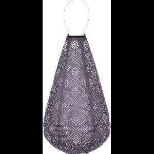 Lumiz Solar Tuinverlichting - Tuinverlichting op zonne energie - Tuinverlichting - Buitenlampjes - Tuinverlichting op zonneergie - Buitenverlichting - Decoratie - Topaze Drop - 28 cm - Lichtpaars