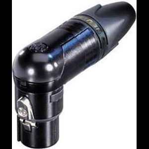 Neutrik NC10FRX-14-B XLR-connector Koppeling, haaks Aantal polen: 10 Zwart 1 stuk(s)