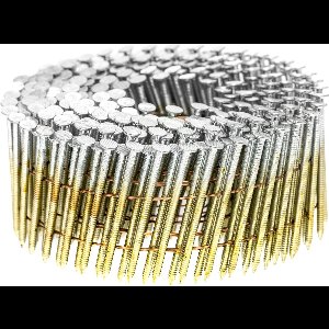 Everwin Draadgebonden Coilnagels | 3.1 x 90 mm | Ring RVS bolkop | 1200 stuks
