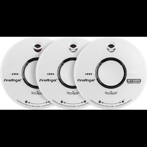 FireAngel ST-622 Rookmelder - 3 pack - 10 jaar accu - Pauzeknop - Testknop