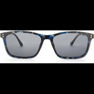 Nordic Vision easy duo, leesbril en zonneleesbril in 1 blauw/zwart +3.00