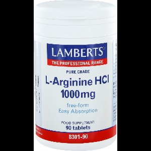 Lamberts L-Arginnie HCI 1000 mg - 90 tabletten