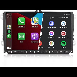 CarPlay autoradio voor Volkswagen Transporter T6 | 2015 t/m 2019 | Draadloos Apple CarPlay & Android Auto | Denago | 9 Inch Touchscreen | Bluetooth & Wifi