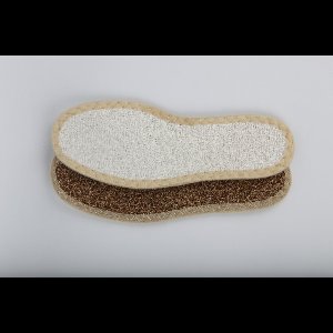 Debe Kids Dry 'n Natural Inlegzolen Maat 34 - Eco Inlegzool - Bamboe Badstof + Kokosvezel - Natuurlijk - Blote Voeten - Zacht - Kinderen - Jonges & Meisjes