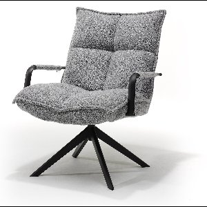 Draaifauteuil Floris - OTE Cloud Stof - Grijs - 360 graden draaibaar